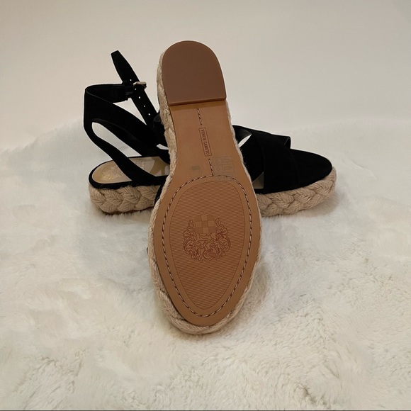 🆕🏷Vince Camuto ankle strap espadrilles braided flatform sandals - Picture 5 of 13